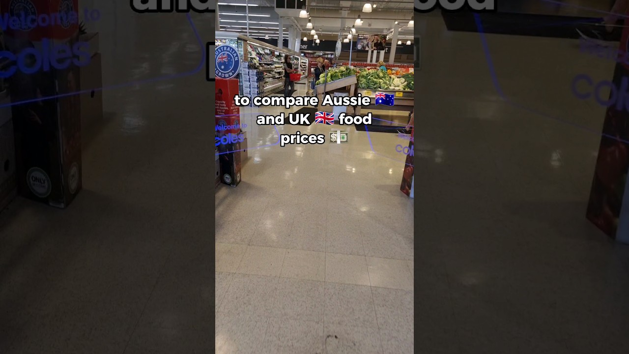 comparing Aussie 🇦🇺 and UK 🇬🇧 food prices