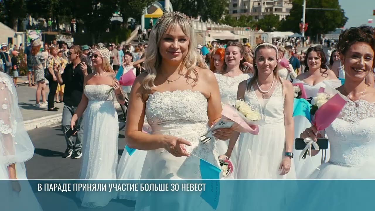 Что делали невесты на площади в Тирасполе?