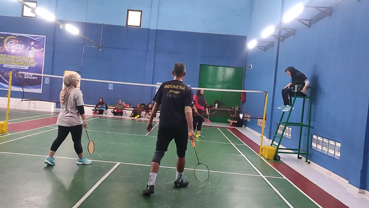 Dapat poin 10 udah uarbiasa🤣🏸