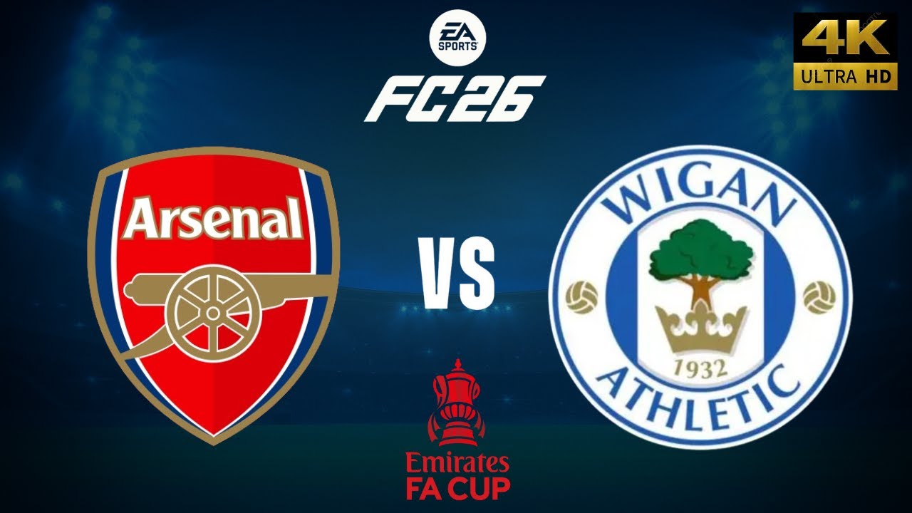 FC 26 - Arsenal vs Wigan - FA Cup 25/26 Full Match - PC [4K60]