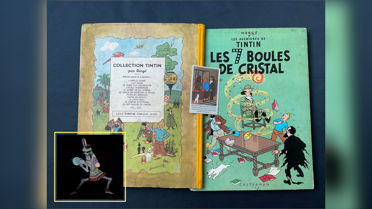 BD📙Découvrez Tintin et Les 7 boules de cristal 🔮🔮🔮🔮🔮🔮🔮
