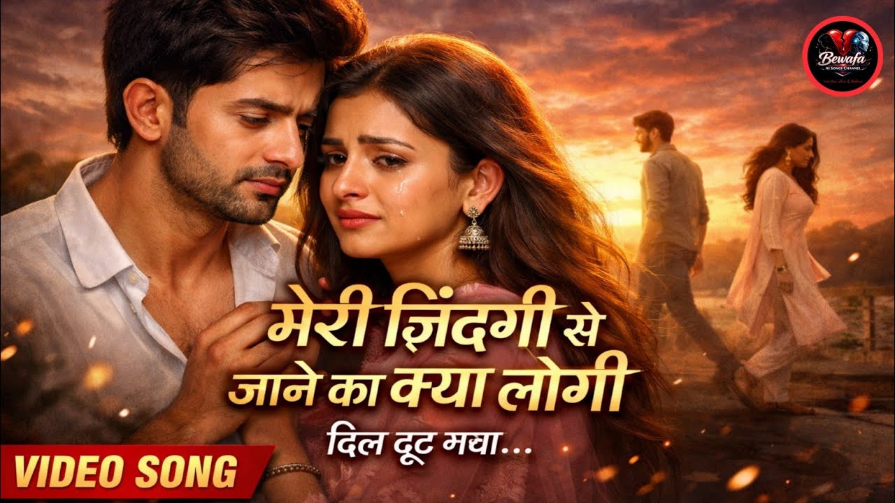 मेरी जिंदगी से जाने का क्या लोगी | Sad Love Song | Heart Touching Bewafa Song | #bewafaaisong