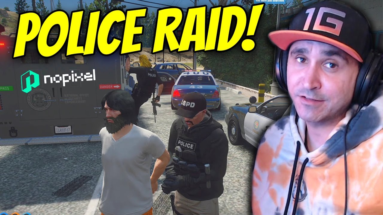 Summit1g GETS RAIDED By The Cops & RELEASED From PRISON! | GTA 5 NoPixel RP