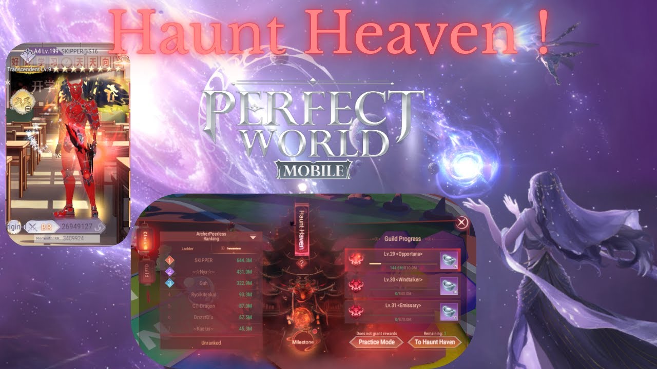 Perfect World Mobile - Sage Archer Rotation !