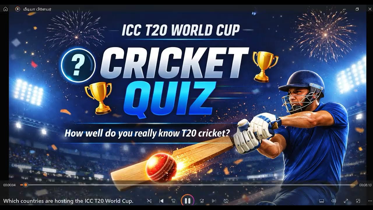 Ultimate ICC T20 World Cup Cricket Quiz
