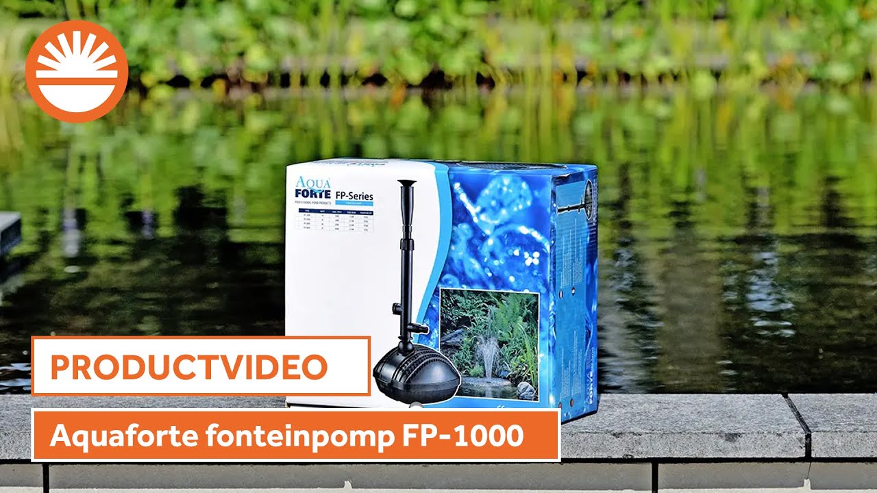 AquaForte fonteinpomp set FP 1000 | Productvideo | Bunx.nl