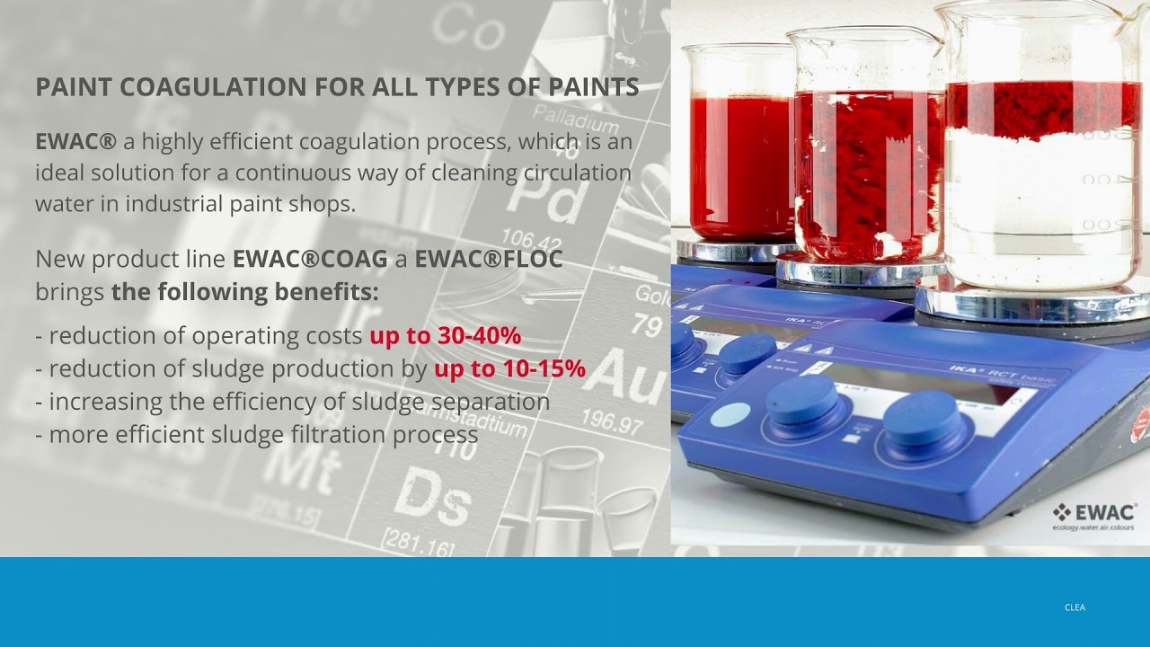 EWAC COAGULATION PROCESS