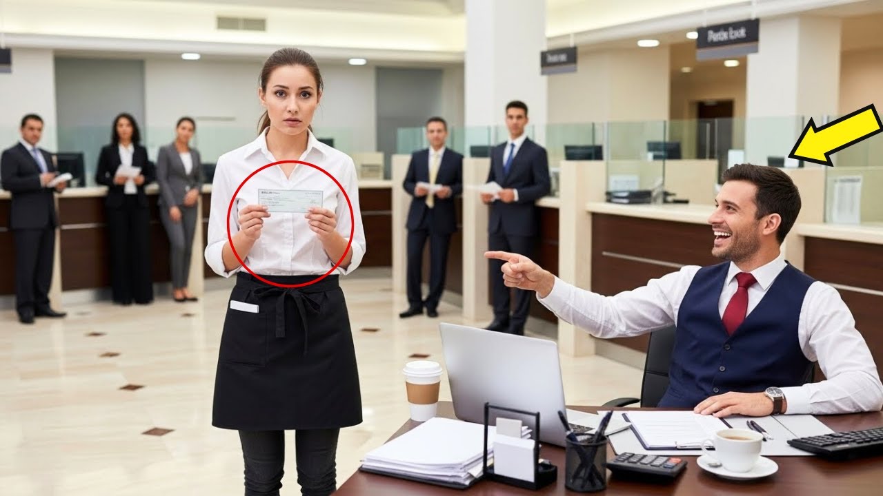 Millionaire Laughed at the Waitress Checking Her Balance — Until the Numbers Left Him Frozen