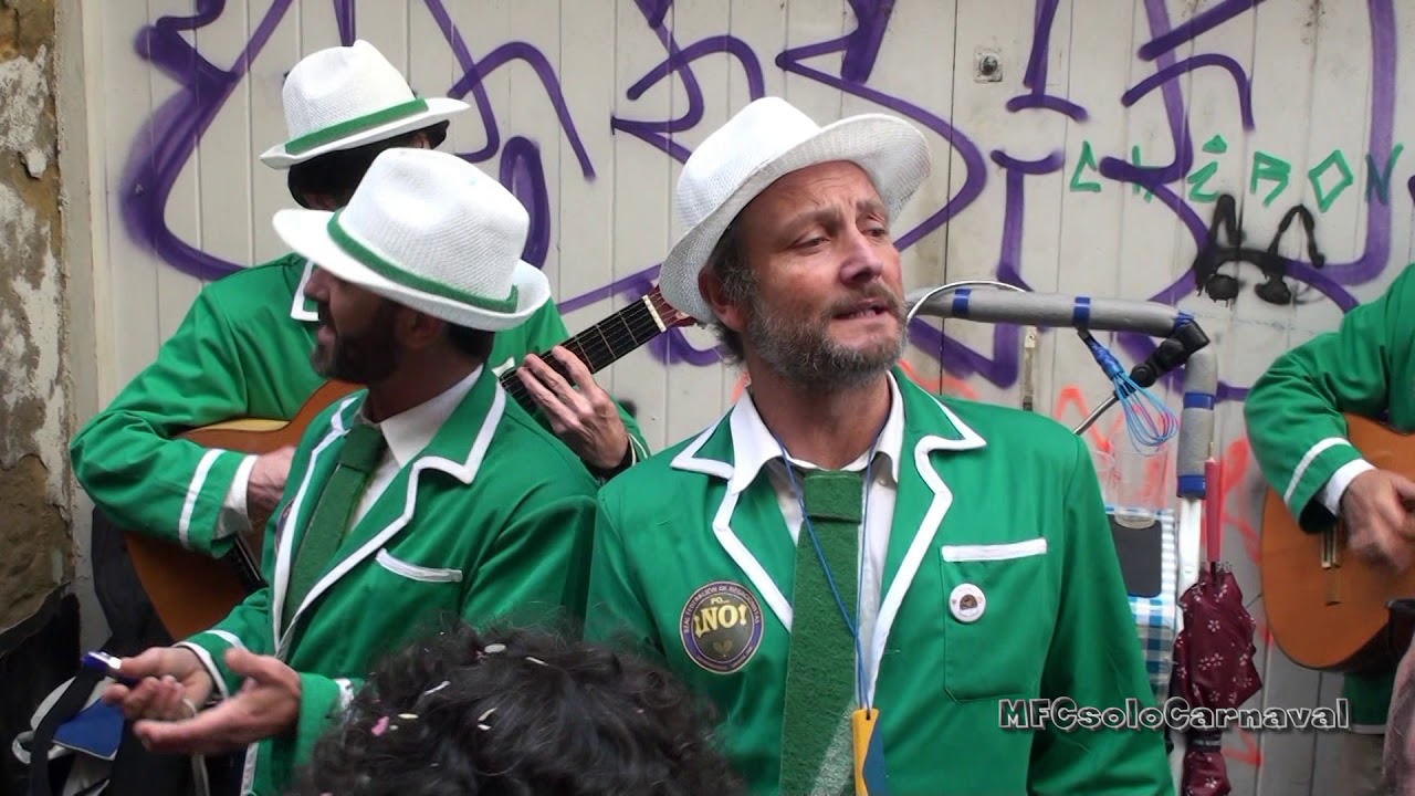 Los Negacionistas, chirigota callejera de Cádiz. Actuación completa, Carnaval de Cádiz 2020.