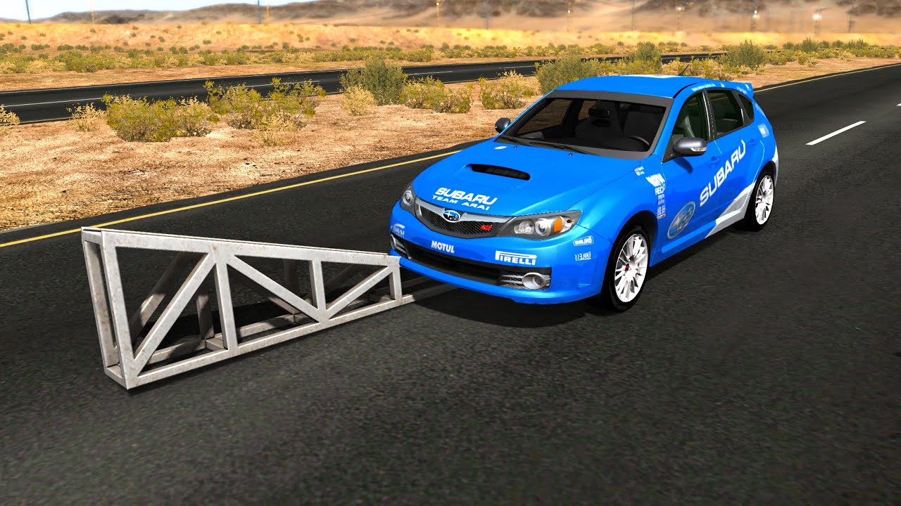 Cars vs Flipramp Rollover Car Crashes - BeamNG.Drive