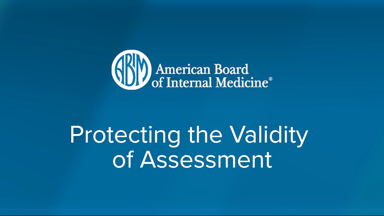 Protecting the Validity of Assessment