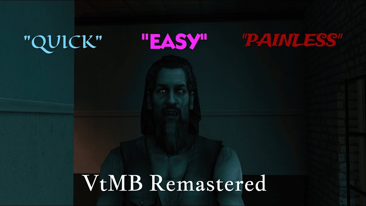 Vampire The Masquerade Bloodlines Remastered: ReShade RTX Install Guide (Quick, Easy, Painless)