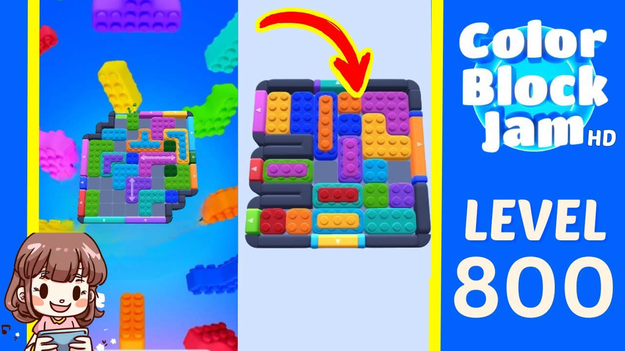 Color Block Jam Level 406 (800) Solution Walkthrough