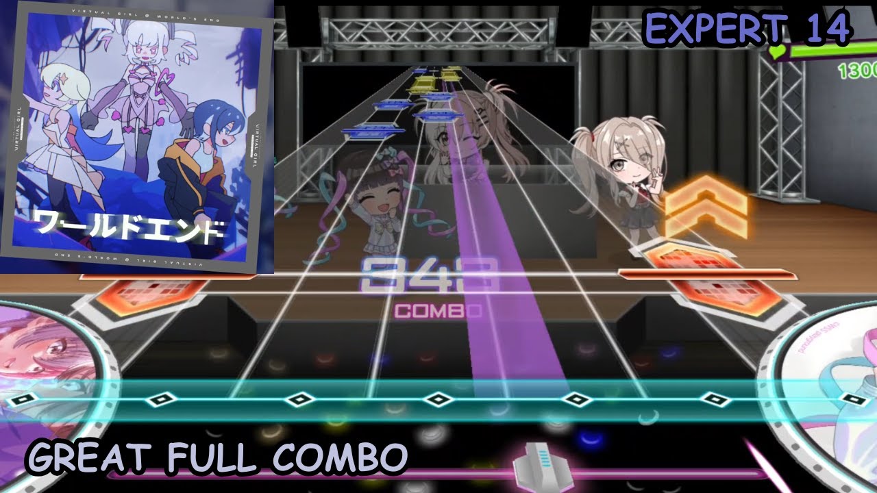 [EXPERT 14] World End ~ Great Full Combo ~ D4DJ Groovy Mix
