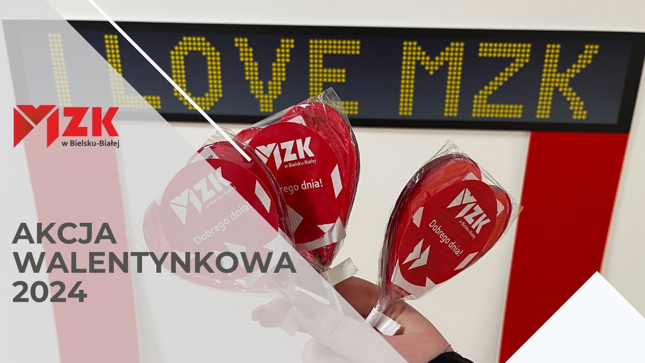 Akcja walentynkowa MZK z Pasażerami