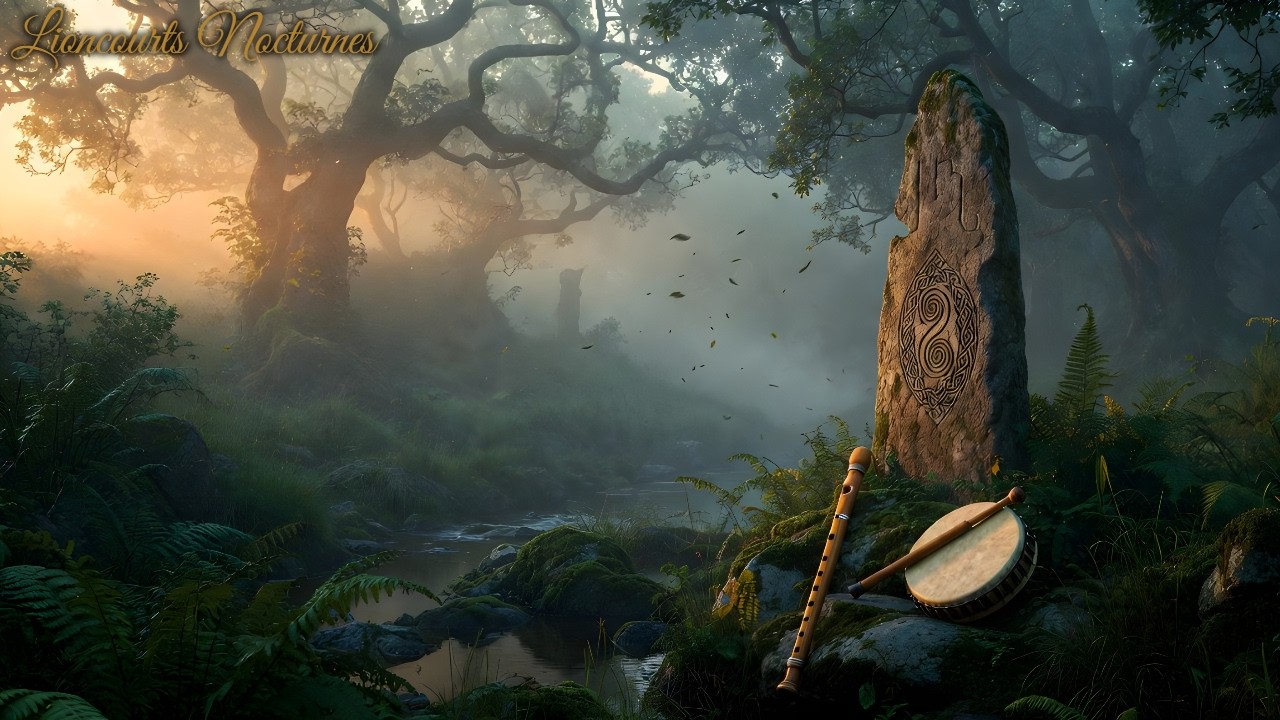 Celtic Mist | 3 Hours Dark Ambient Celtic Music | Harp & Cello for Deep Relaxation & Reading