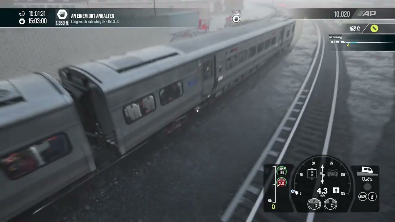 TSW 6 : LIRR : New York - Long Beach , Hempstead & Hicksville : Zug 822 NY Penn - Long Beach F6