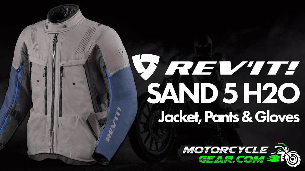 REV'IT! Обзор куртки, брюк и перчаток Sand 5 H20