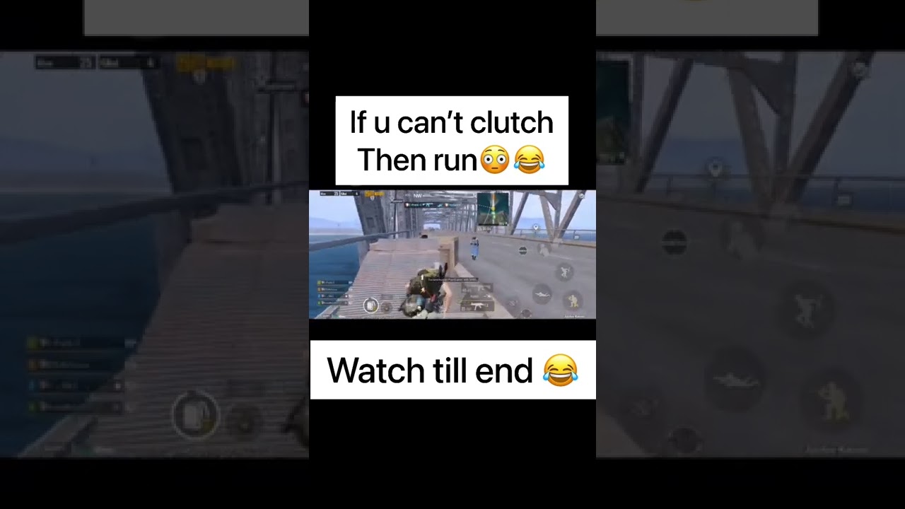 #shorts | if u can&rsquo;t clutch then run🌹😂| #pubgmobile |#pubgcomedy |