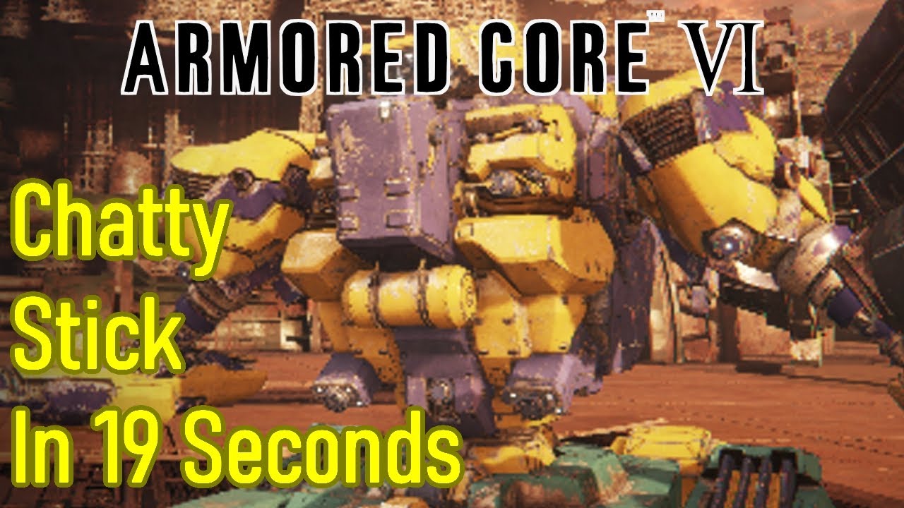 Armored Core 6 Chatty Stick CIRCUS arena battle in 19 seconds, 14/C