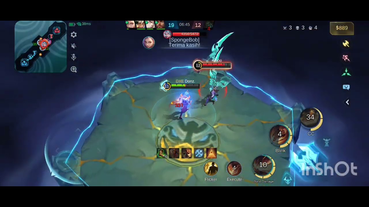 Push Solo Brawl pakai Hero dari Role Fighter/Assassin Yin Immortal Guardian Mobile Legends Bang Bang