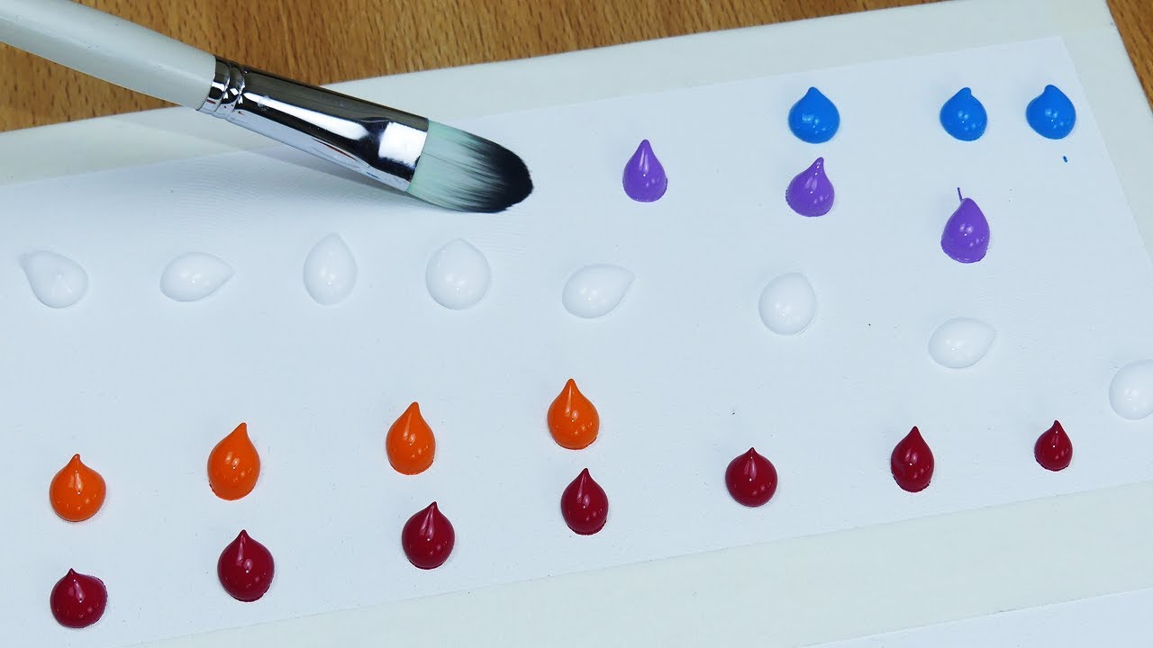 so befriedigend!! nur wenige Anfänger kennen diese Techniken / Einfache Acrylmalerei