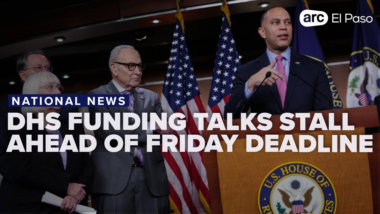 Funding talks stall ahead of Friday deadline for DHS as shutdown fears rise