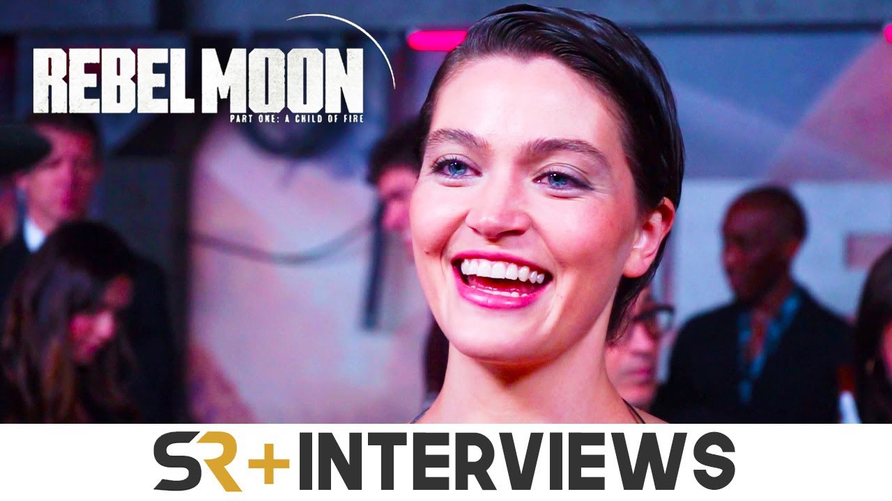E. Duffy Talks Rebel Moon Part 1 On The Red Carpet