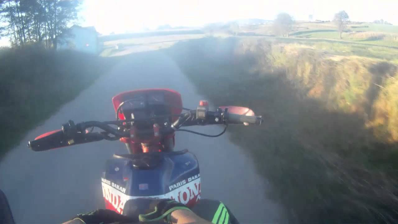 Honda XL 125 R first driving test Enduro Cross HD