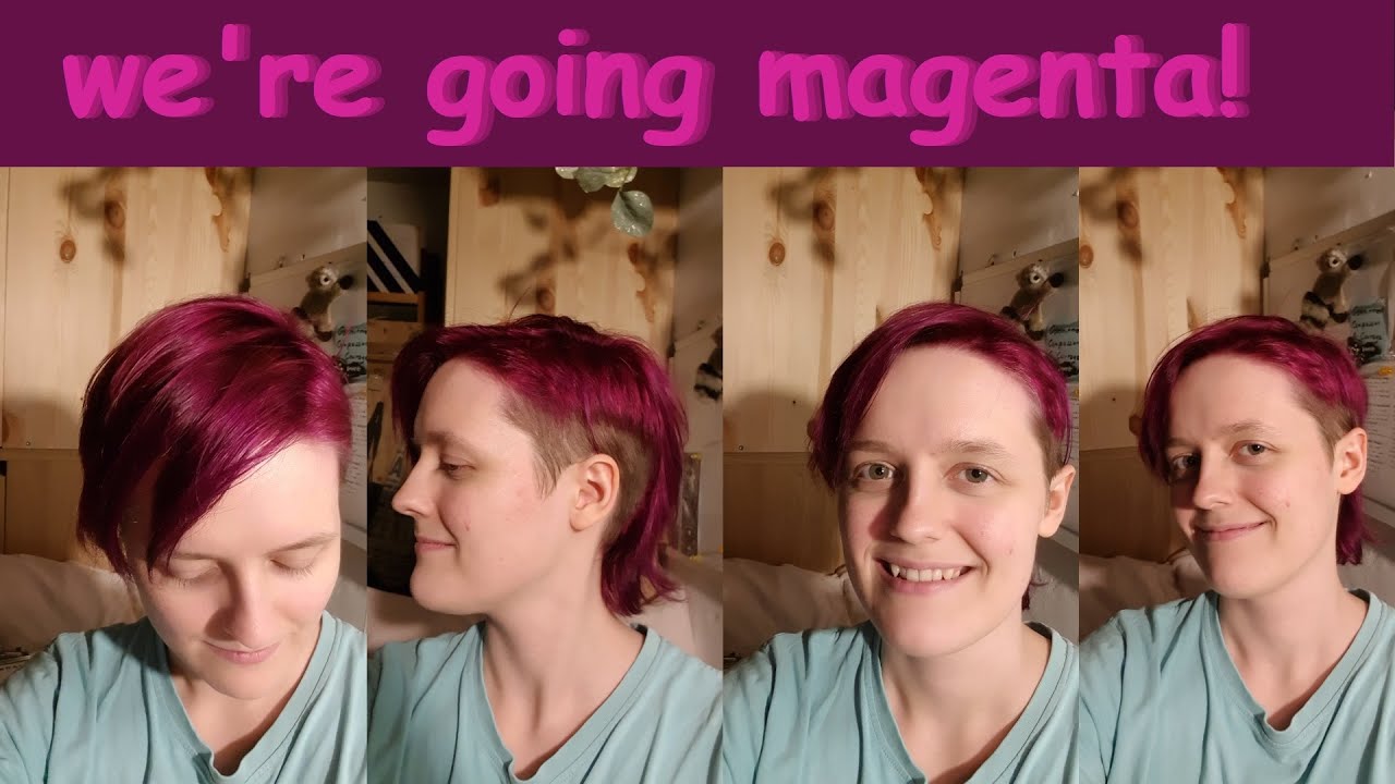 Dyeing My Hair With Directions 'Dark Tulip'
