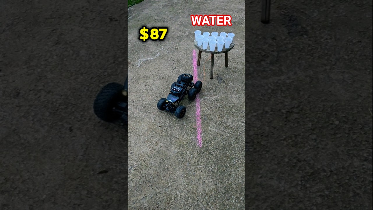 $7 to $110 Rc Cars vs 12 Glasses Of Water