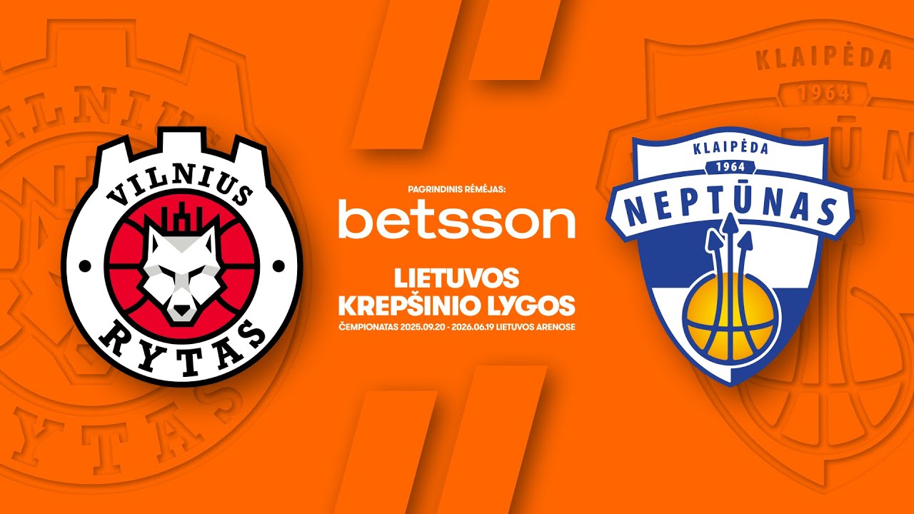 LKL, kurią remia Betsson, rungtynių apžvalga: &bdquo;Rytas&ldquo; - &bdquo;Neptūnas&ldquo; [2025-10-18]