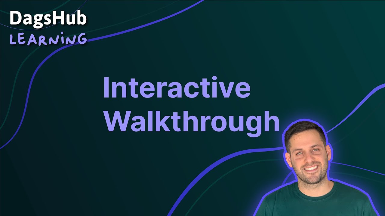 DagsHub Interactive Walkthrough Session with Git, DVC & MLflow - DagsHub