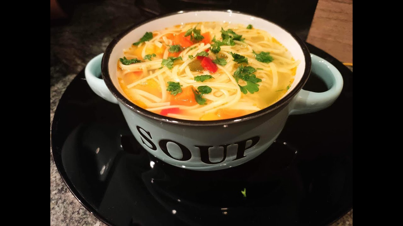 Supă de legume cu tăiței! Sănătoasă și foarte gustoasă! Nu mă mai satur mâncând!