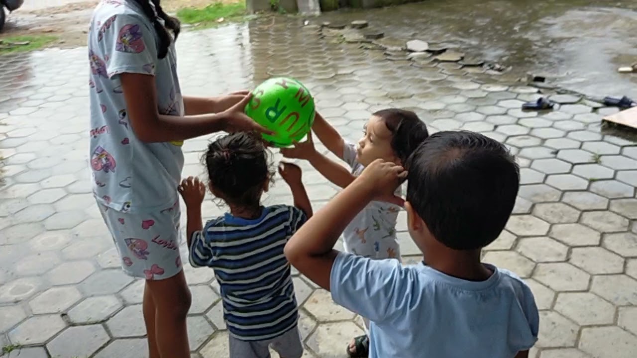 playing kids in chitwan, Ganesh chock(2078/06/16)