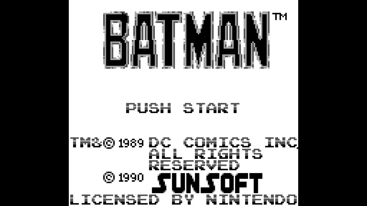 Game Boy Longplay [073] Batman: The Video Game