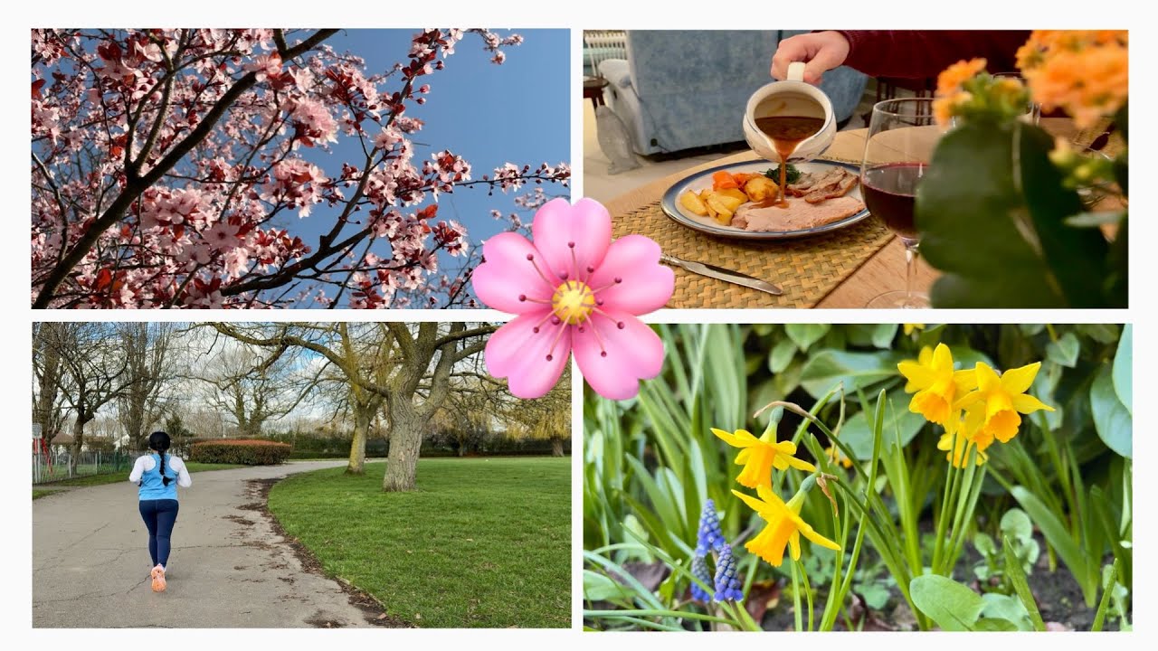 Signs of Spring in the UK 🌸 | A Slow Spring Reset  (Sunday Roast & Guitar Update)