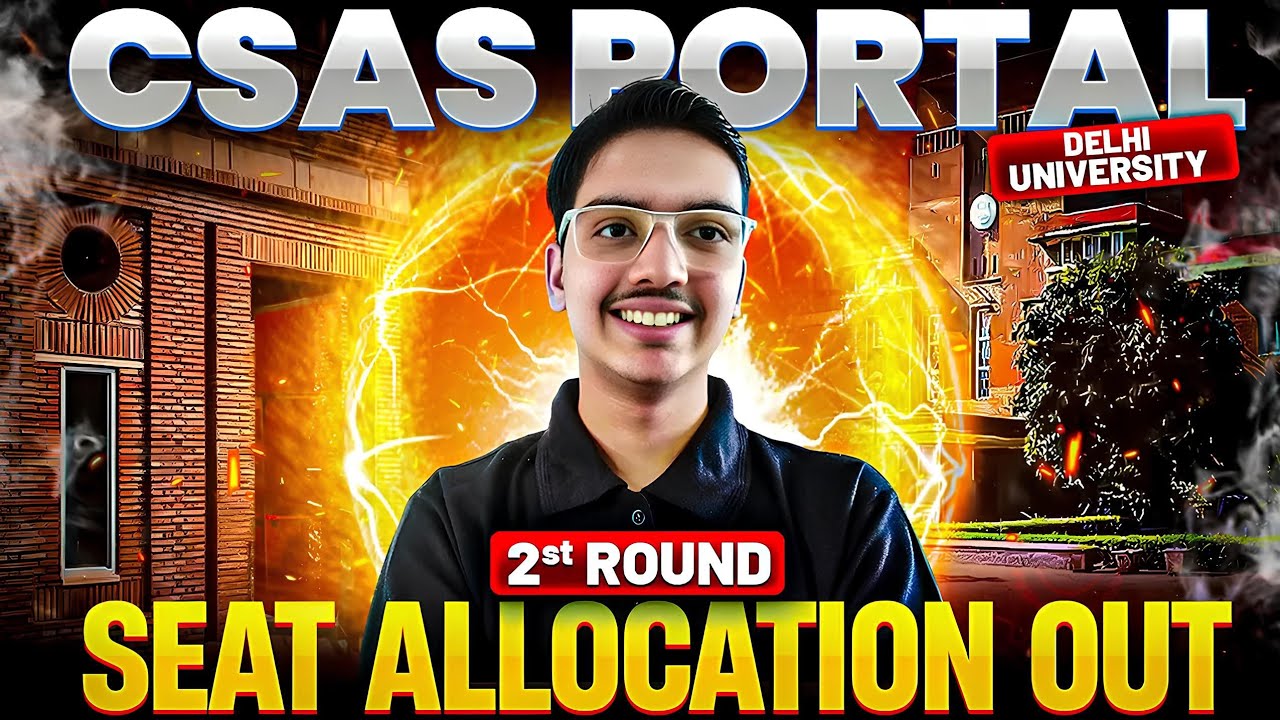 🚨DU 2nd Round Seat Allocation 2026 OUT!🔥| Step by Step Next Process✅