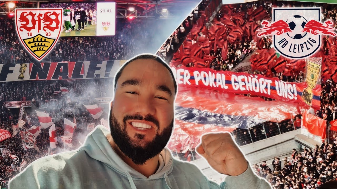 FINALEEE!!! 🤍♥️ BERLIN WIR KOMMEN! 🔥 VfB Stuttgart vs RB Leipzig | Stadionvlog 🏟⚽️