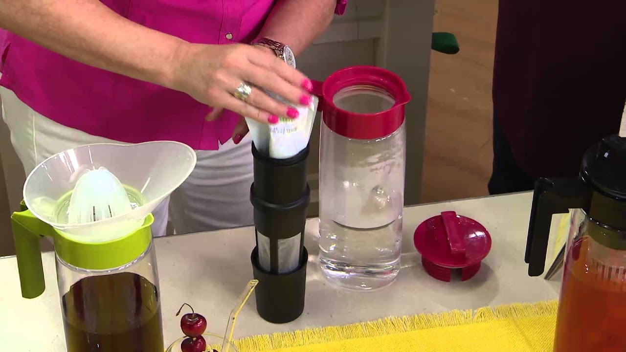 Takeya Iced Tea Beverage System with Infuser with David Venable