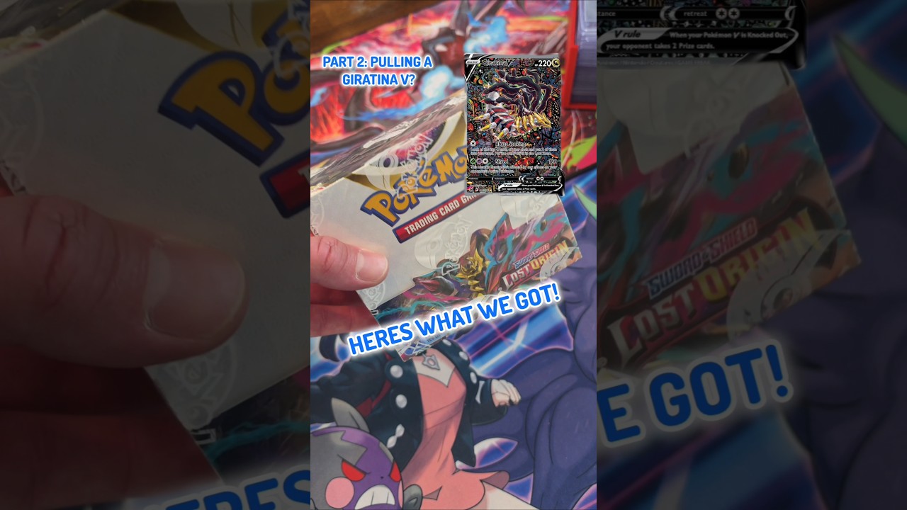 Есть ли в этом бустере Lost Origin за 750 долларов Гиратина V? #pokemon #pokemoncards @kantokillz