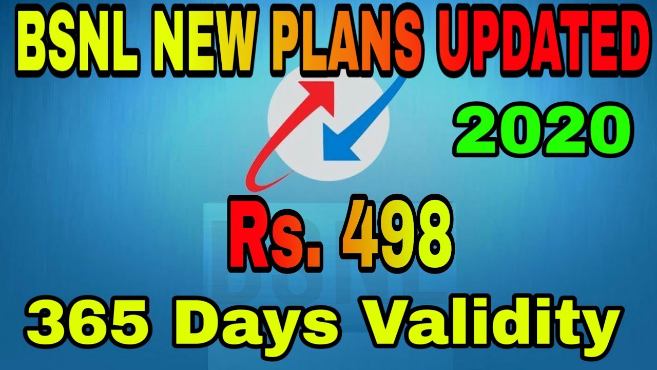 Bsnl new plans 2020 | bsnl updated Plans | bsnl prepaid plans | bsnl recharge plans