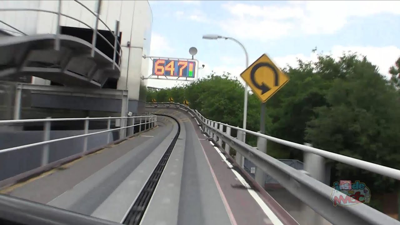 Full Test Track ride POV in Epcot Future World at Walt Disney World