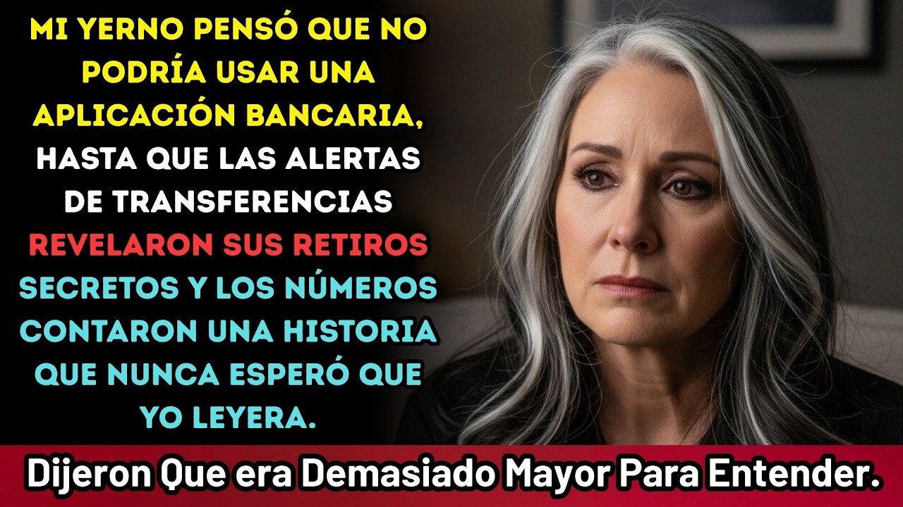 Mi yerno pens&oacute; que no entend&iacute;a la tecnolog&iacute;a hasta que mis registros bancarios lo demostraron.