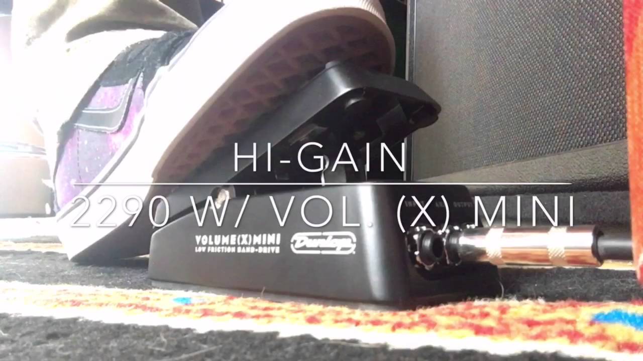 Dunlop DPV4 volume/ expression pedal demo (auxiliary out for delay tapping only) by Mike Ruggirello