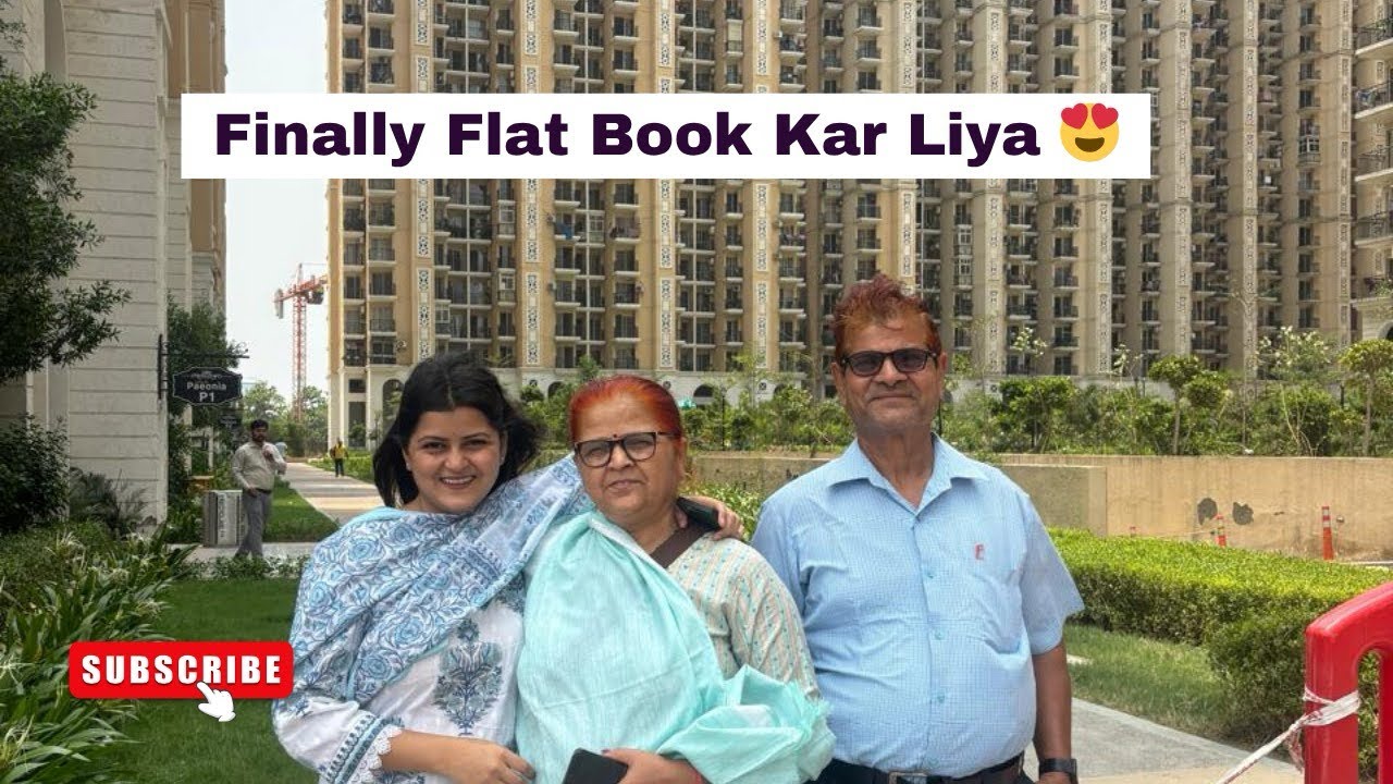 Finally Flat Book Kar Liya🏡| Our Dream Home Journey Begins! #FlatBooking #NewHome #prateekgrandcity