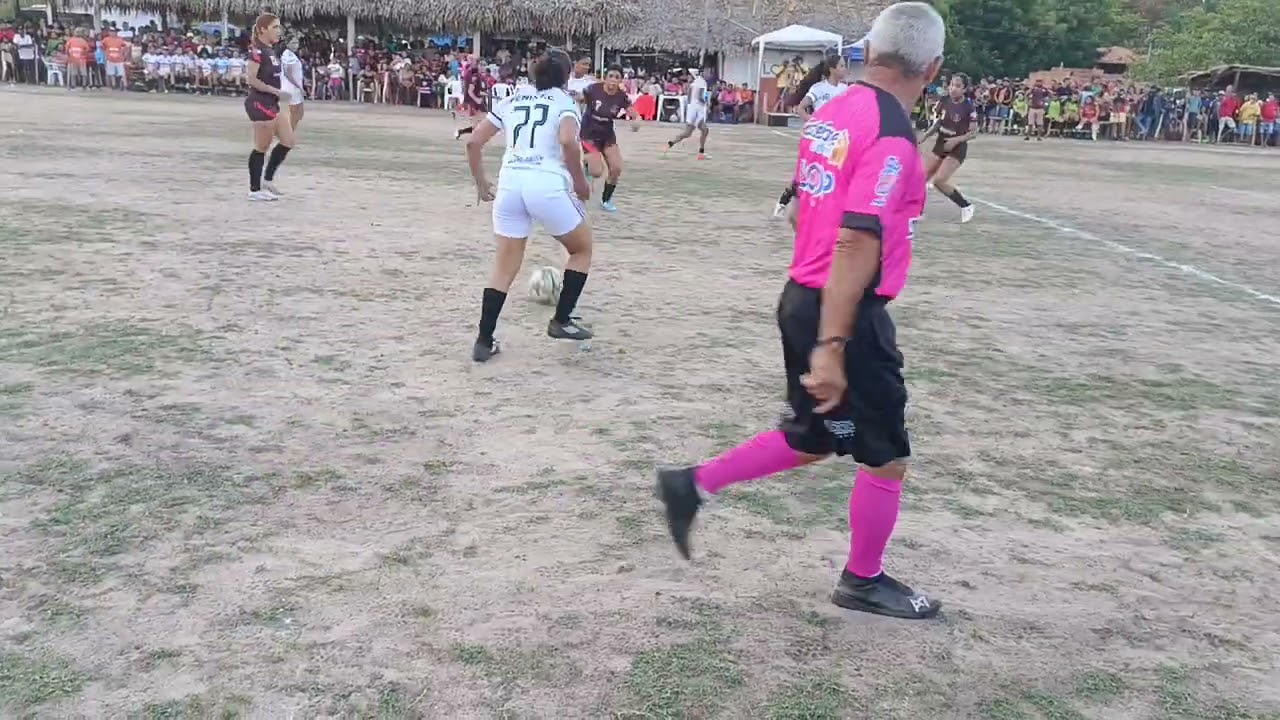 Final do campeonato feminino de futebol society Fênix campeã.