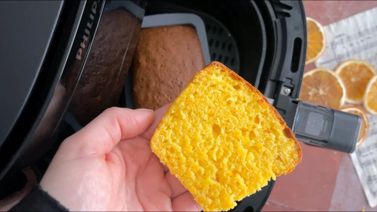 Saftiger Orangenkuchen aus der Heißluftfritteuse