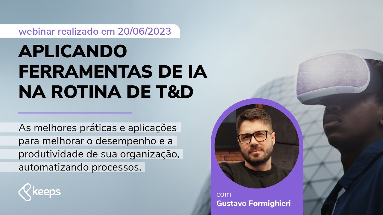 Webinar | Aplicando ferramentas de IA na rotina de RH e T&D
