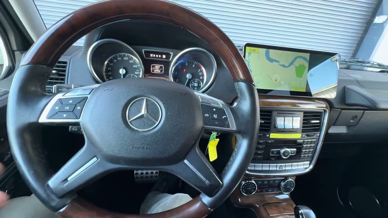 2013 Mercedes G550 electronic demonstration 